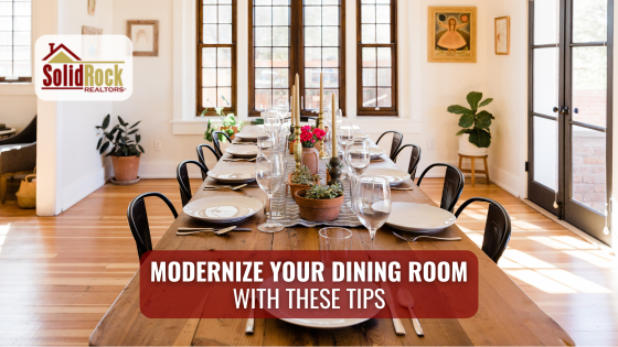 The dining room is one of the most important rooms in the home. Here's how you can give it a modern makeover.